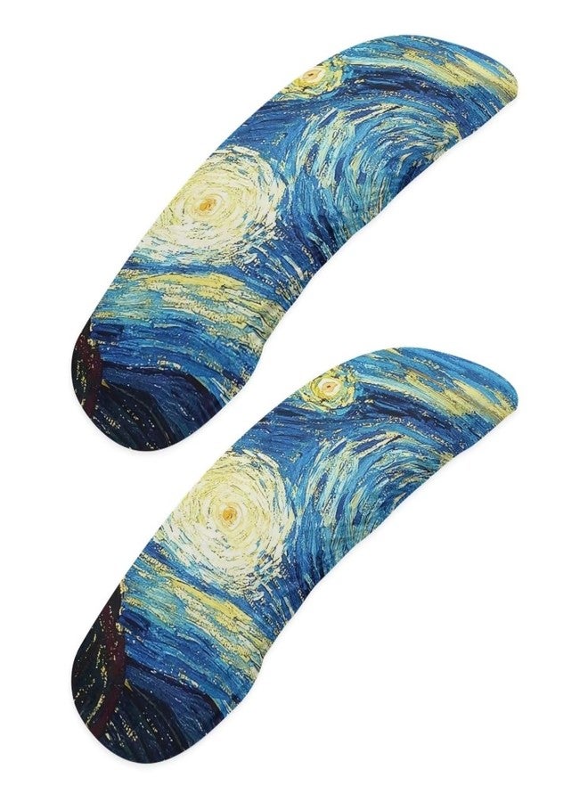 Mintulipy Starry Sky Chair Armrest Covers Protectors Armrest Covers for Office Chairs Gaming Chair Armrest Covers for Computer Gaming Desk Rotating Chairs - Image 1